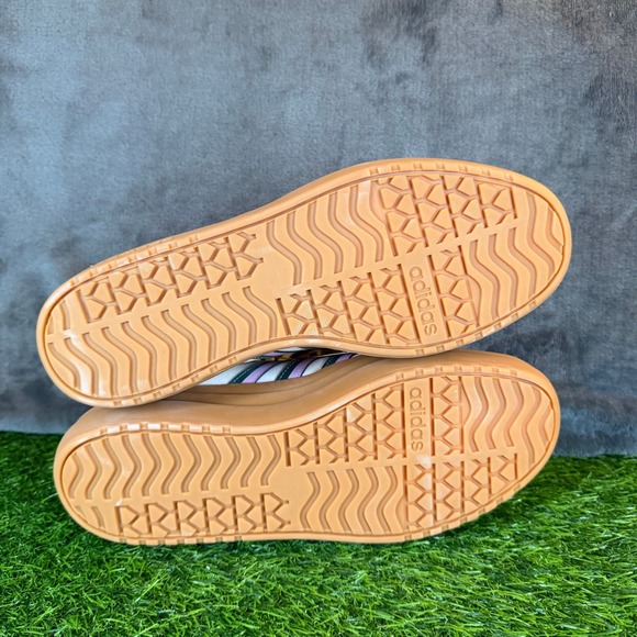 Adidas VL Court Bold Platform Sneakers Cream Gum Sole Women's Size 9.5 NEW - Picture 9 of 14